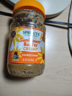 Sprouts Unsweetened Creamy Sunflower Butter