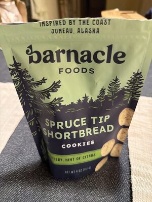 Spruce Tip Shortbread Cookies