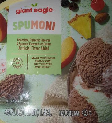Spumoni ice cream, 2/3 cup
