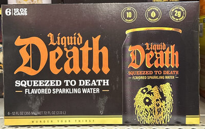 Squeezed to Death Flavored Sparkling Water