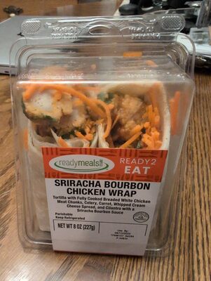 Sriracha Bourbon Chicken Wrap