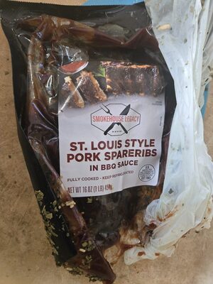 St. Louis Style Pork Spareribs In BBQ Sauce