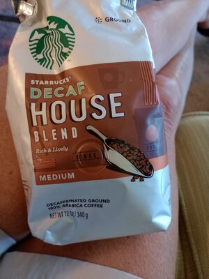 Starbucks decaf house blend