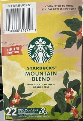 Starbucks Mountain blend