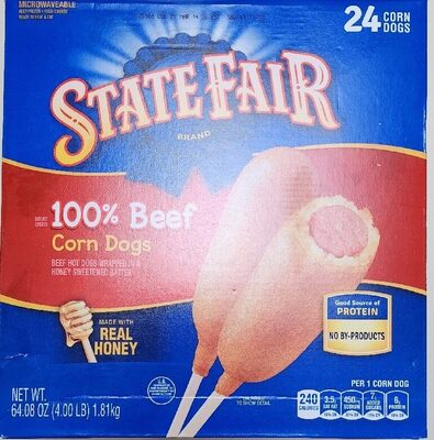 State Fair Brand 100% Beef Corn Dogs