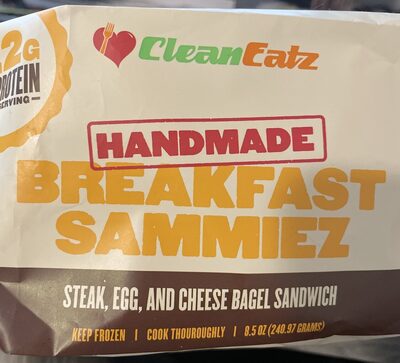 Steak, Egg, And Cheese Bagel Sandwich