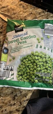 Steamed Sweet Garden Peas