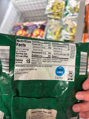 Steamed Zucchini Blend