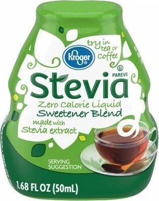 Stevia zero calorie liquid sweetener blend