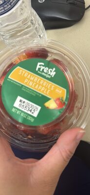 STRAWBERRIES and PINEAPPLE