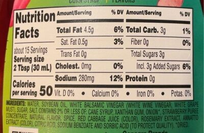 Strawberry Balsmaic Vinaigrette