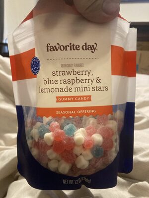 Strawberry, Blue Raspberry & Lemonade Mini Stars