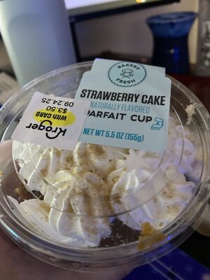 Strawberry Cake Parfait Cup