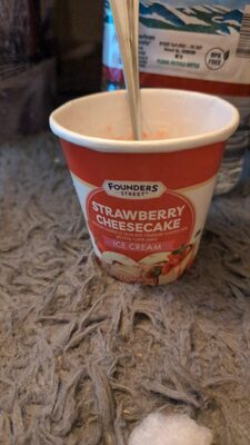 strawberry cheese cale ice creme