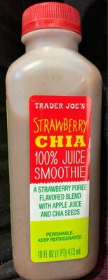 Strawberry Chia 100% Juice Smoothie