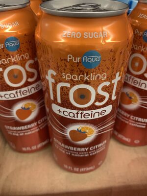 Strawberry Citrus Sparkling Frost + Caffeine