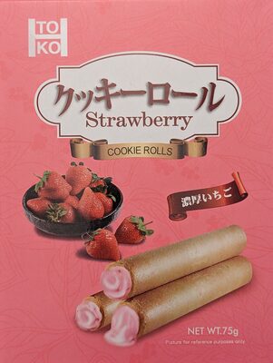 Strawberry Cookie Rolls