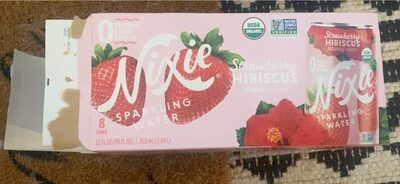 Strawberry Hibiscus Organically Flavored Sparkling Water