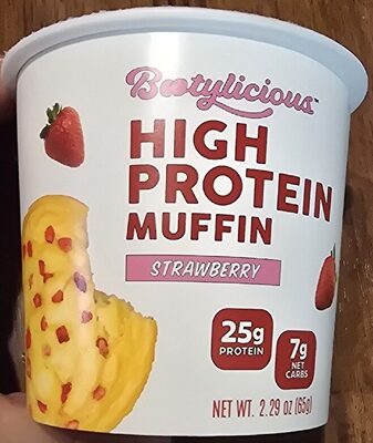 Strawberry High Protein Muffins