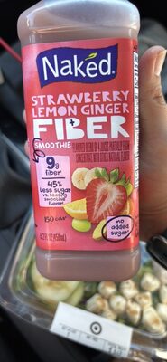 Strawberry Lemon Ginger Fiber Smoothie