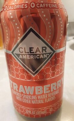 Strawberry sparkling water