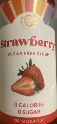 Strawberry Sugar Free Syrup
