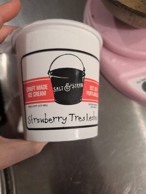 strawberry tres leches ice cream