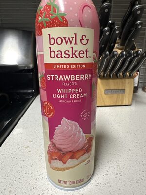Strawberry Whipped Light Cream