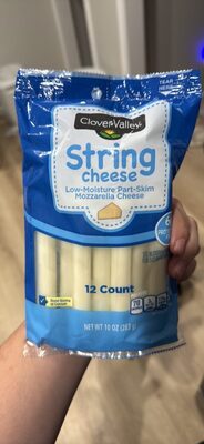 String cheese Low-Moisture Part-Skim Mozzarella Cheese