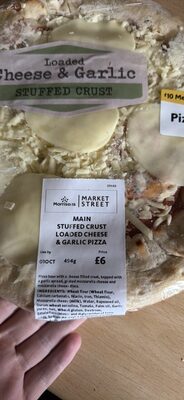 Stuffed Crust Loaded Cheese & Garlic Pizza