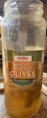 Stuffed Manzanilla Thrown Olives With Minced Pimiento