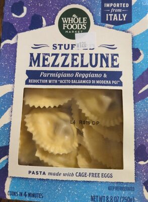 Stuffed Mezzelune Parmagiano Reggiano With Aceto Balsamico Di Mode A Pgi