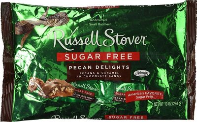 Sugar free pecan delights milk chocolate