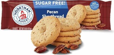 Sugar free pecan shortbread cookies
