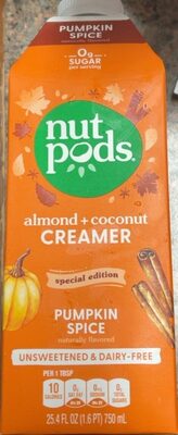 Sugar free pumpkin spice creamer