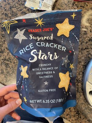 Sugared Rice Cracker Stars