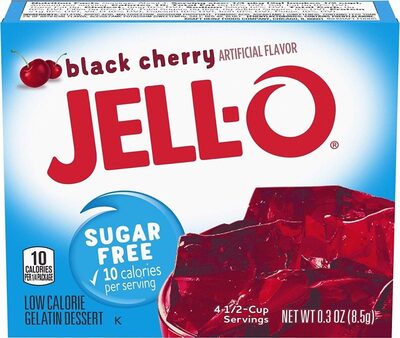 Sugarfree gelatin dessert boxes