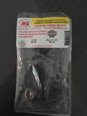 Summer Sausage Bites & Garlic Cheddar Cheese Curds