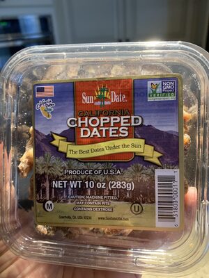 Sun date, chopped dates