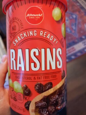 Sun-dried california raisins