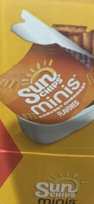 SunChips Minis Harvest Cheddar Flavored Whole Grain Snacks