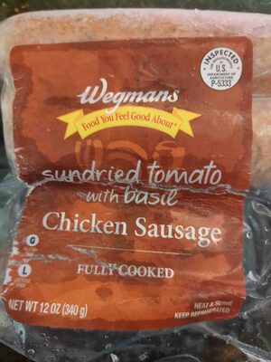 Sundried Tomato with Basil Chicken Sausage