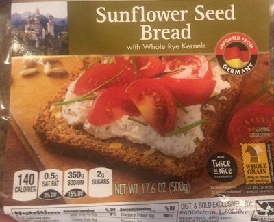 Sunflower seed bread
