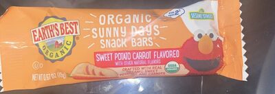 Sunny Days Snack Bars Sweet Potato Carrot Flavored