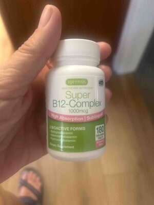 Super B12-complex 1000mcg High Absorption Sublingual