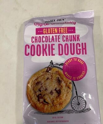 Super  Chocolatey Gluten Free Chocolate Chunk Cookie Dough