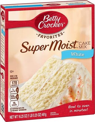 Super moist cake mix white pudding in the mix by betty crocker
