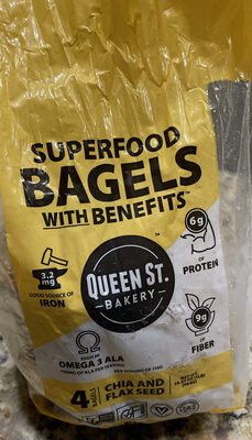 Superfood Bagels Chia and Flax Seed