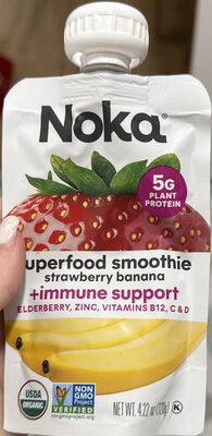 Superfood Smoothie Strawberry Banana