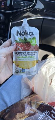 superfood smoothie strawberry pineapple + prebiotic fiber